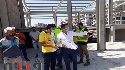 نائب محافظ بورسعيد يتابع سير العمل في مشروع مول الفرما | صور