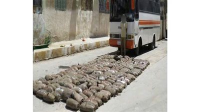 لحظة أحباط تهريب نصف طن لمخدر البانجو بنفق الشهيد أحمد حمدي| فيديو