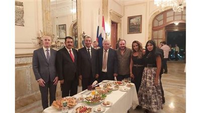 قنصل فلسطين يتسلم عمادة السلك الدبلوماسي بالإسكندرية