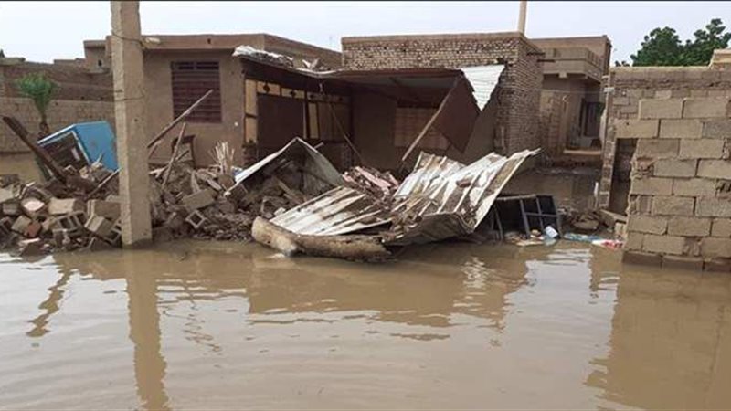 انهيار منازل في السودان