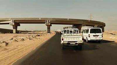 إعادة الحركة المرورية بكوبري طريق الواحات بعد إغلاقه 12 ساعة بسبب كسر ماسورة مياه