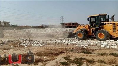 تنفيذ 7 قرارات إزالة لمخالفات بناء بقصاصين الشرق في الشرقية | صور