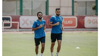 تدريبات تأهيلية لـ«السولية» و«الشحات» على هامش مران الأهلي