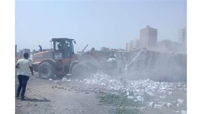 محافظ الجيزة يقود حملات إزالة تعديات على أراضي زراعية بمساحة ٤٨ فدانا