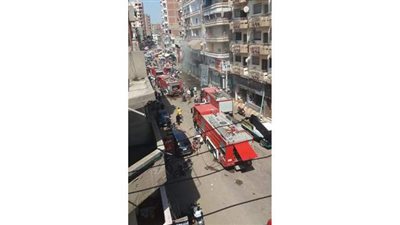 السيطرة على حريق في محلات السلخانة بالمنصورة