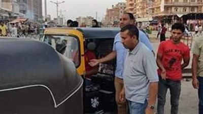 حملة مكبرة على تكاتك تستخدم مكبرات للصوت في جمصة | صور