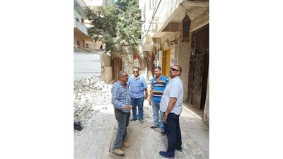 إزالة جراج مخالف بعجمى الإسكندرية