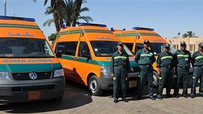 إصابة 10 أشخاص في حوادث طرق متفرقة بالمنيا