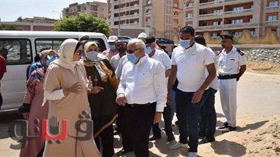 محافظ بورسعيد يتفقد أعمال تطوير مساكن الأمل ببورفؤاد | صور