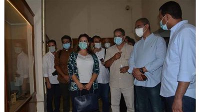 متحف كوم أوشيم يستقبل محافظ الفيوم ومساعد وزير السياحة والآثار