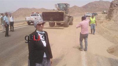 رئيس سفاجا: إصلاح القطع في طريق 