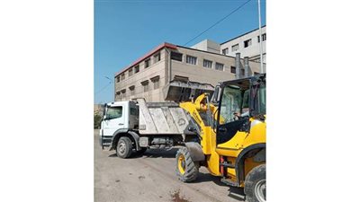 رفع 265 طن أتربة ومخلفات  بغرب الإسكندرية