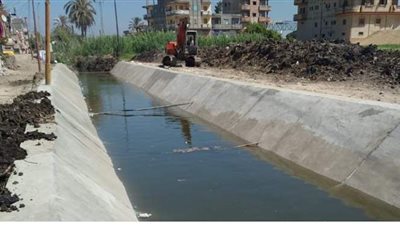 ري البحيرة : تنفيذ ٢٠ قرار إزالة على ترعة المحمودية بكفر الدوار