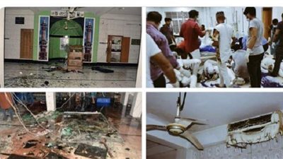 ارتفاع حصيلة ضحايا انفجار مسجد بنجلاديش إلى 21 قتيلا وأكثر من 50 مصابا | صور