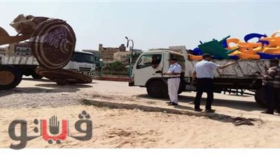 إزالة  ١٦٥ حالة إشغال وتعد عن مساحة ٥٢٠٠ متر بحي أول بالإسماعيلية
