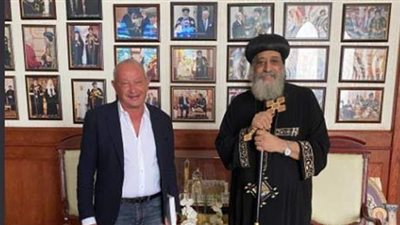نجيب ساويرس عن لقائه البابا تواضروس: سعدت وحصلت على بركته