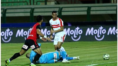 أوباما يتقدم بالهدف الأول للزمالك في شباك طلائع الجيش