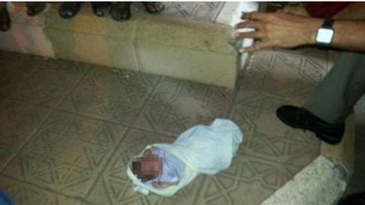 العثور على طفل حديث الولادة داخل حقيبة في 15 مايو