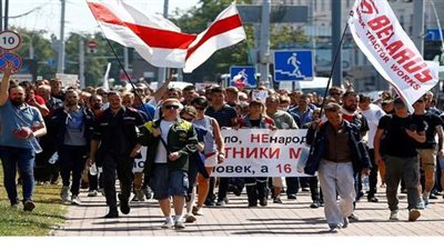الداخلية البيلاروسية تعتقل 633 شخصا خلال التظاهرات