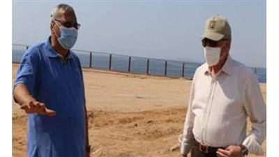 محافظ جنوب سيناء يتفقد المشروعات الجارية بمنطقة الهضبة بشرم الشيخ