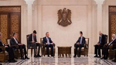 الأسد يستقبل وفدا روسيا رفيع المستوى ويشكر موسكو على دورها خلال الحرب | صور