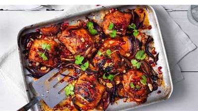 طريقة عمل صدور الفراخ بدبس الرمان مع الشيف توتا مراد | فيديو