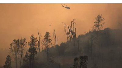 حرارة قياسية تؤجج الحرائق في كاليفورنيا