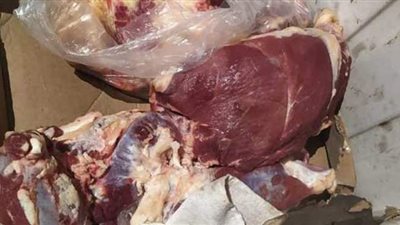 مصادرة 4 أطنان لحوم وجبن مجهولة المصدر داخل مصنع بمدينة نصر