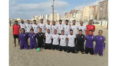 منتخب الشاطئية يفوز على 