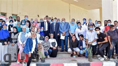 رئيس جامعة بني سويف يشهد مشروع تخرج أول دفعة من 