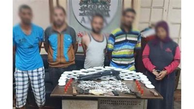 حبس القائمين على إدارة بؤرة إجرامية لتجارة الحشيش والبانجو 4 أيام