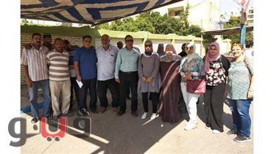 مدير طب بيطري الإسماعيلية يدلي بصوته في إعادة انتخابات الشيوخ | صور