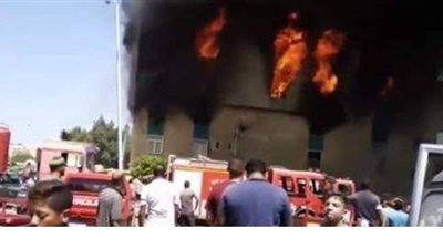 انتداب المعمل الجنائي لبيان سبب حريق شقة كفرطهرمس