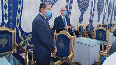 رئيس جامعة الإسكندرية يتفقد مبانى الكليات الجديدة