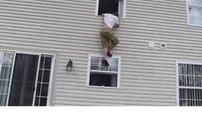 التحقيق في مصرع صاحب شركة سقط من الطابق الرابع بالشيخ زايد بعد مشاجرة مع زوجته