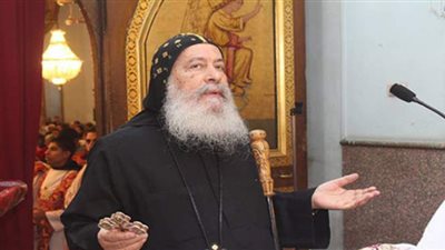 الأنبا شاروبيم يترأس عشية عيد النيروز في كنيسة  مارمرقس.. فيديو