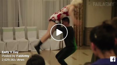 بالفيديو.. استعراض الشباب بحمل حبيباتهم ينتهي بكارثة