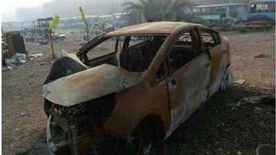 سيارة كيا متفحمة معروضة للبيع تثير سخرية نشطاء «فيس بوك»