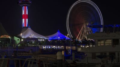 بالصور.. برج خليفة بألوان علم بريطانيا تضامنًا مع ضحايا «مانشستر»