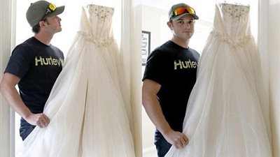 استرالي ينتقم من زوجته بإعلان بيع فستان زفافها