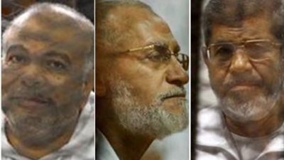 حيثيات إدراج مرسي وبديع والكتاتني على قوائم الكيانات الإرهابية