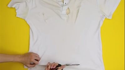 بالفيديو.. 55 مليون مشاهدة لطرق الاستفادة من التيشرتات القديمة