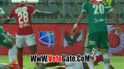 عبد الله السعيد يهدر ركلة جزاء للأهلي أمام الاتحاد السكندري