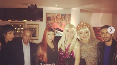 دينا وليلى علوي ولبلبة بملامح جديدة في «باروكة بارتي» (صور)