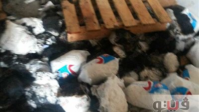 بالصور.. آثار حريق مستشفى القنايات المركزى في الشرقية