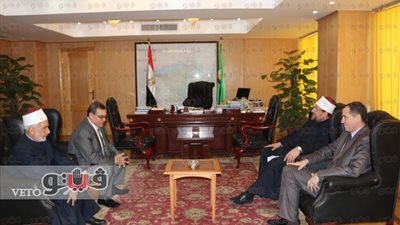 بالصور.. محافظ الفيوم يستقبل وزير الأوقاف باحتفالات العيد القومي