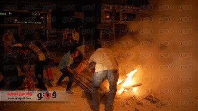 أسرة شهيد جمعة العنف تتسلم جثمانه بمستشفى الإسماعيلية العام