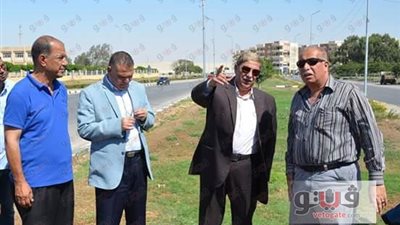 محافظ الإسماعيلية يتفقد تطوير المحاور المرورية بالطريق الدائري