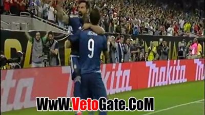 بالفيديو.. «هيجواين» يتقدم لـ«الأرجنتين» بالهدف الثالث أمام «أمريكا»