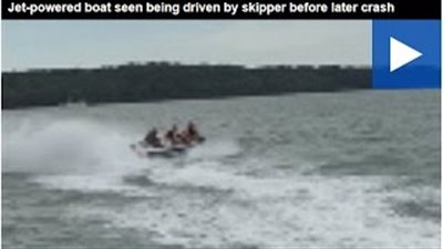 بالفيديو.. امرأة ترصد لحظة وفاة زوجها على متن قارب